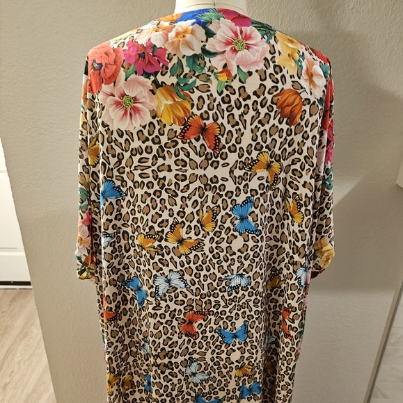 Johnny Was Lace Up Kaftan - Picture 10 of 12